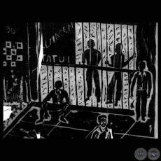 LA DICTADURA - Grabado de JACINTO RIVERO